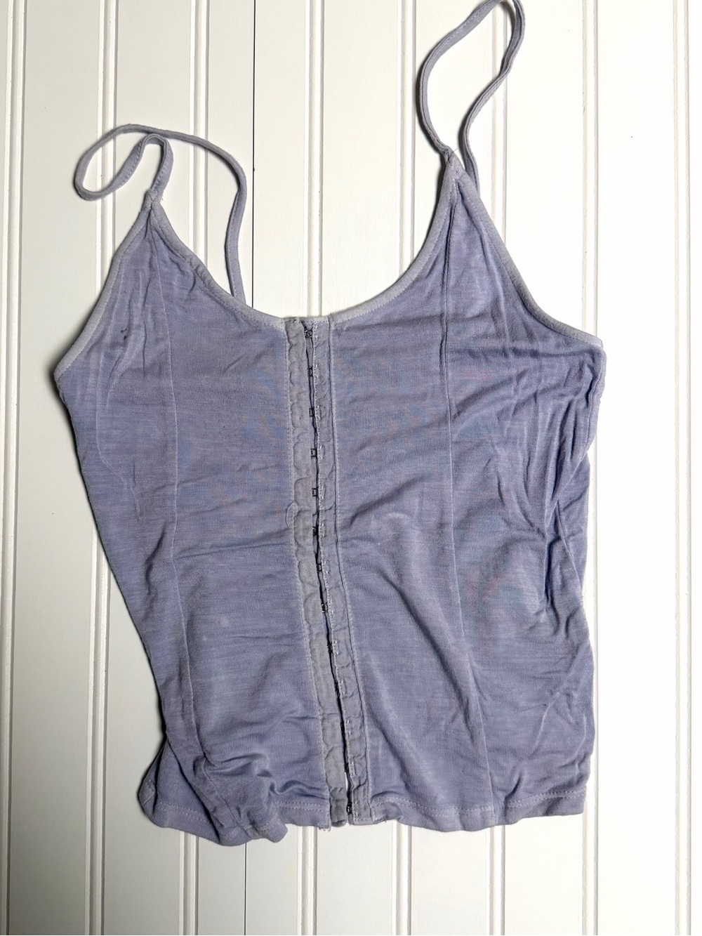 American Eagle Outfitters Light Lavender Spaghetti Strap Tank Top